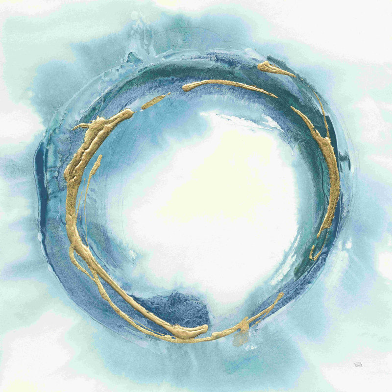 Bouddha Enso, H 20 po x l 20 po, Non, Toile tendue