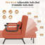 Upholstered Fabric Convertible Chair-648085404