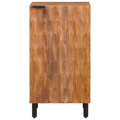 Solid Wood Rectangle Accent Cabinet