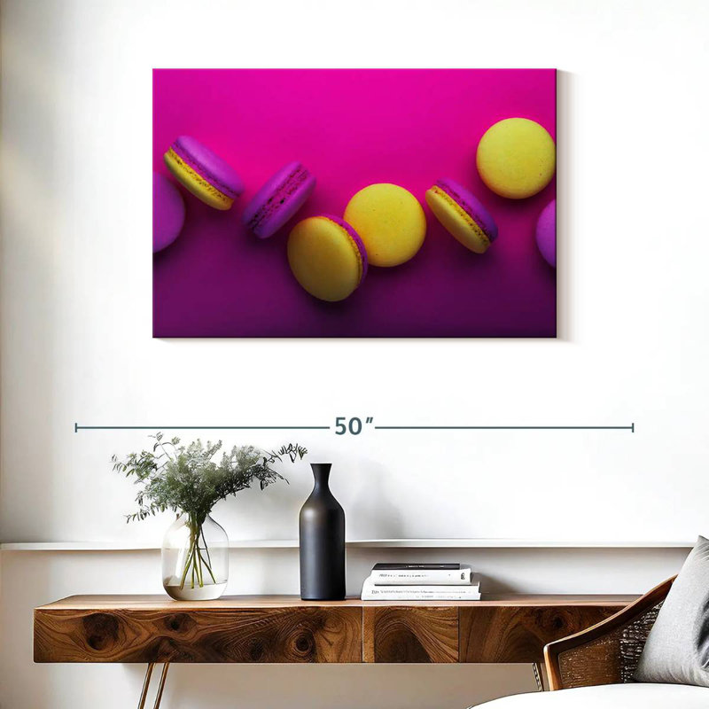 Yarlin Magenta And Yellow Macarons