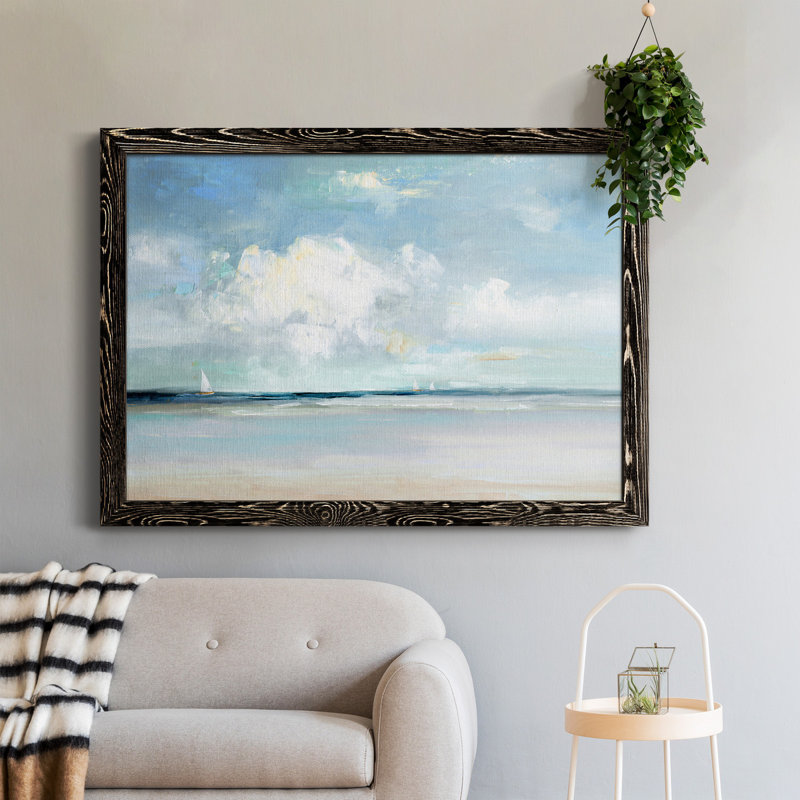 Summer Breeze - peinture sur toile encadrée, Noir, H 31 po x l 44 po x P 0,75 po