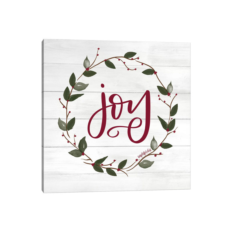 Joy 1 Piece Wrapped Canvas Painting, 66.04 cm H x 66.04 cm W x 1.91 cm D