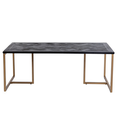 Solid Wood Top Coffee Table