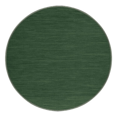 Tapis vert uni lavable à la machine