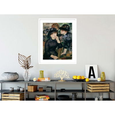 «Girls in Black» par Pierre-Auguste Renoir, impression giclée sur cadre