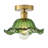 1-Green dimmable glass ceiling light