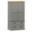 Wardrobe "VIGO" 90x55x170 cm Solid Wood Pine-1542660988