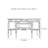 Retro Multifunctional Console Table