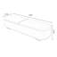 Long banc de rangement en cuir gris-112220539-129680166