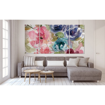 Garden Palette II - 3 Piece Multi-Piece Image on Canvas