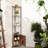 65.4" Tall 5 Tier Corner Cabinet, Corner Shelf with Storage