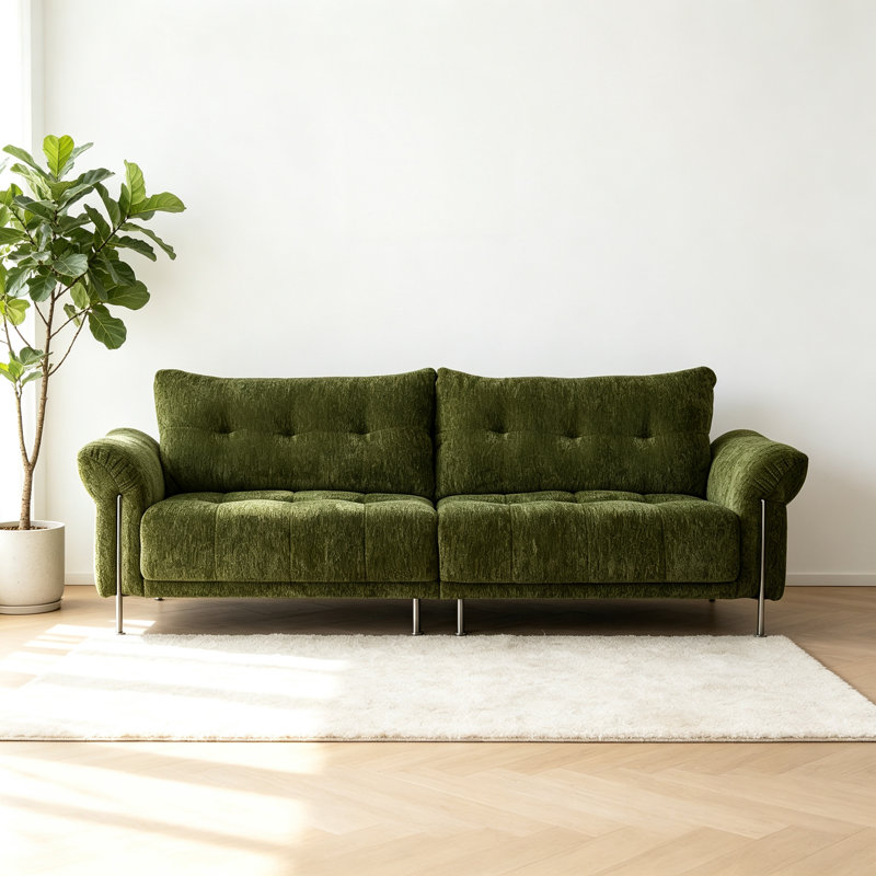 Retro Green Sofa