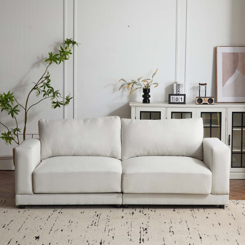 Canapé Sapkal, Polyester beige