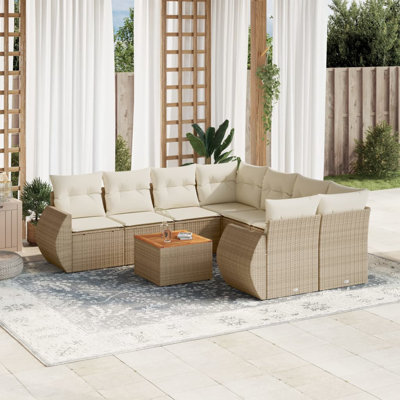 Ensemble de canapé de jardin Vidaxl