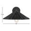 Applique murale 1 lumière Meridian en noir mat-1864773901