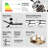 42" Ceiling Fan with 3CCT LED Lights & Remote, 6-Speed, Reversible Quiet DC Motor-501020766