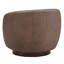 Fauteuil demi-tonneau en cuir Marcy Geniue-129598083