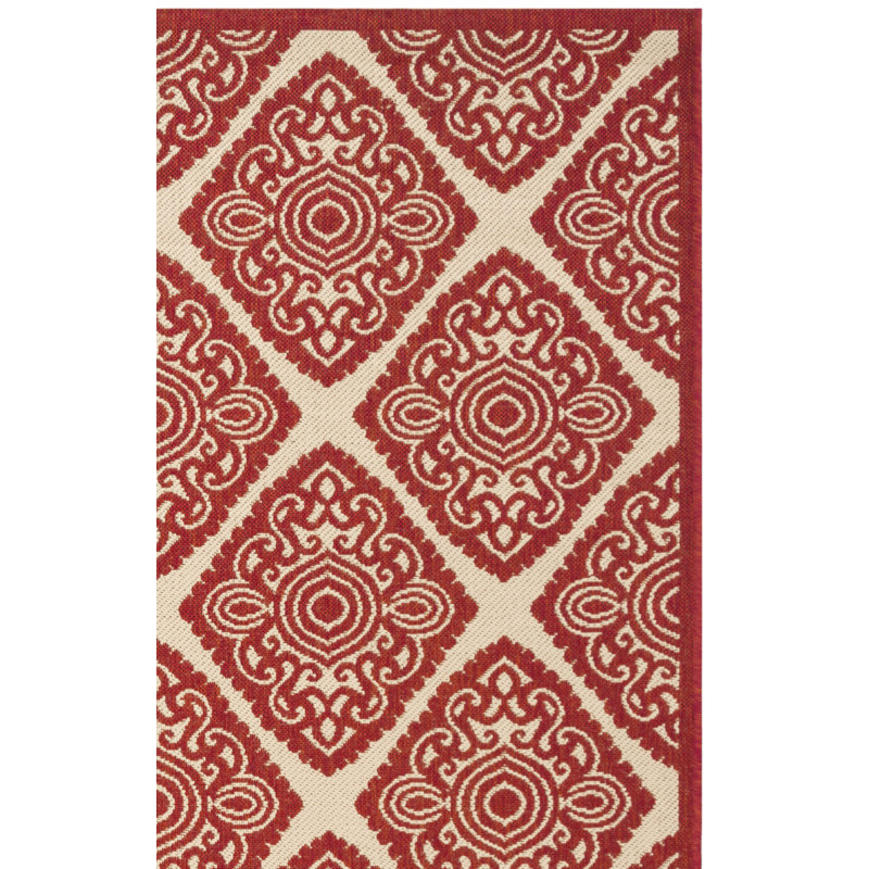 Burnell 100 Performance Ikat Indoor/Outdoor Area Rug, Rectangle 8' x 10'