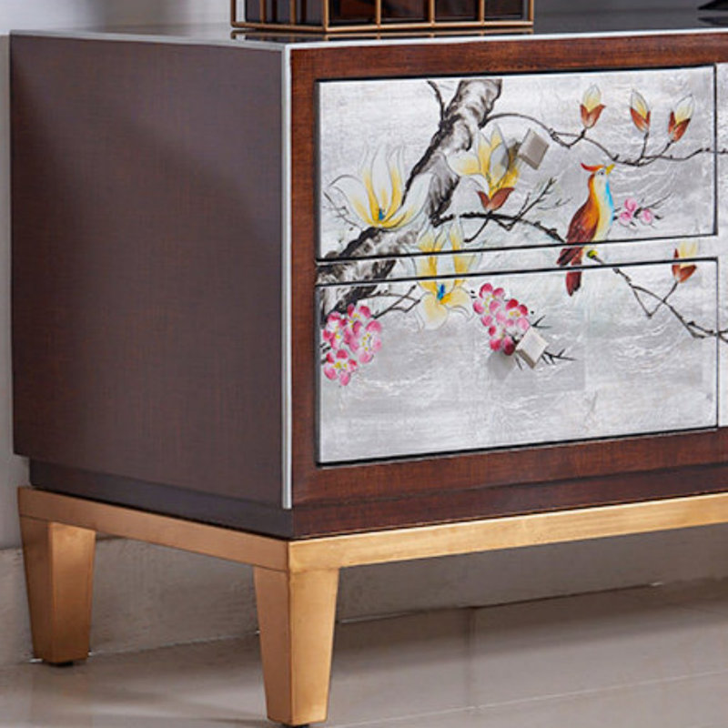 Meuble télé Creative Painted, 21.65"H x 78.74"L x 15.75"W