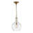 Kazal 1-Light Clear Glass Single Pendant-888215773