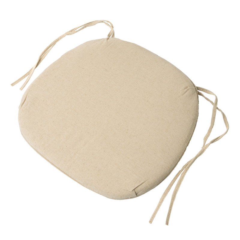 Coussin de chaise de salle à manger à dossier croisé