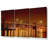 New York Bridge Glow - 3 Piece Wrapped Canvas Print-1220556124