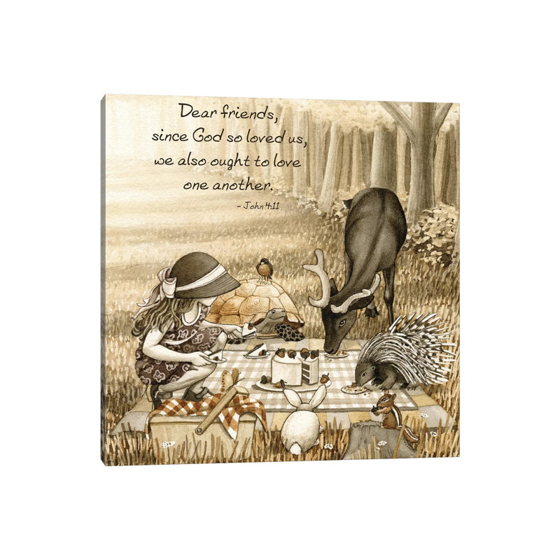 Picnic Celebration by Tracy Lizotte - Wrapped Canvas Print, 30.48 cm H x 30.48 cm W