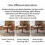 Table ronde unique en forme de pieds en bambou-1013714104