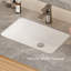 Meuble-lavabo moderne 36 po avec plateau en pierre frittée, 2 tiroirs, meuble-lavabo mural pré-assemblé-892113101