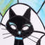 Panneau de vitrail pour chat 17 po Tiffany