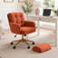Fauteuil de bureau rembourré avec repose-pieds-1686120243