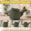 Fauteuil inclinable rond pivotant avec appui-tête réglable, alimentation et options manuelles-481345627-481345631