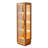 Brown Solid Wood+Tempered Glass Display Cases