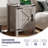 24'' Tall Farmhouse Nightstand With Charging Station, Wood Nightstand With Adjustable Shelf, Built-in Outlets-844743012