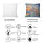 Evening In The Seaport - Coussin décoratif imprimé nautique et côtier-303665314
