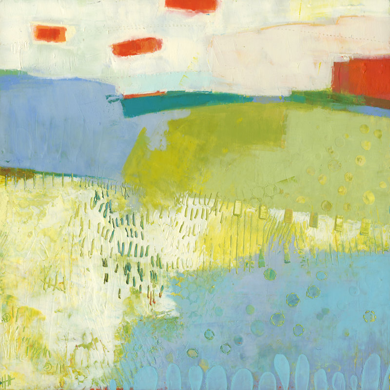 Keswick V by Sue Jachimiec - Wrapped Canvas Painting, 51cm H x 51cm W