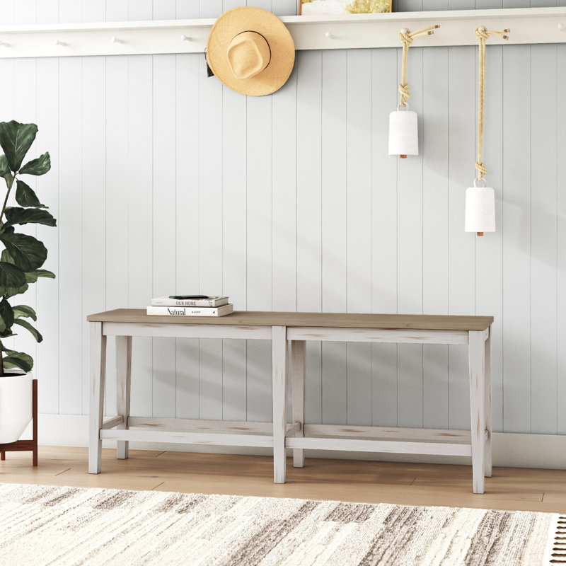 Banc en bois massif Bragdon
