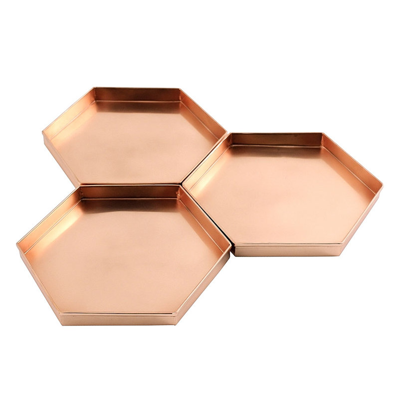 Metal Tray - Set of 3