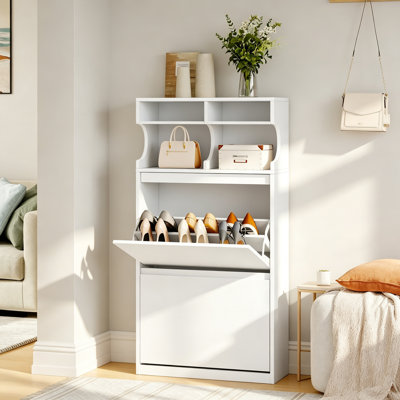 12 Pair Shoe Storage Cabinet