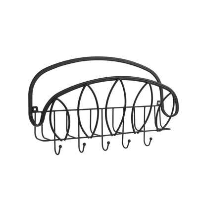 Leaf Metal Wall Organizer with Key Hooks
