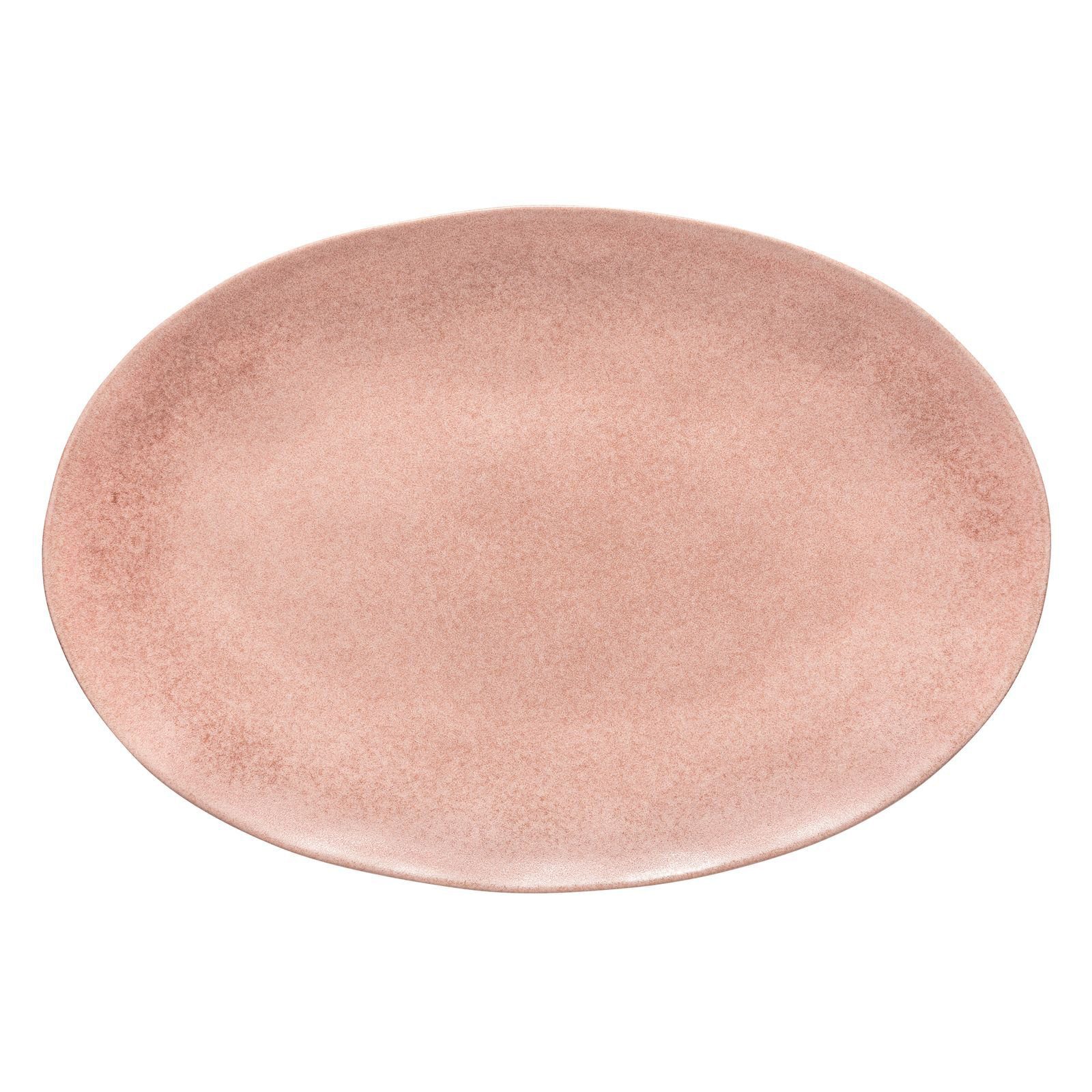 Livia Oval Platter, Mauve Rose