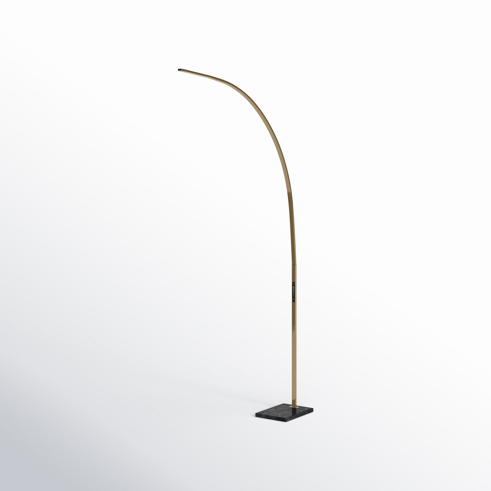 Esmerelda 91'' Dimmable LED Floor Lamp, Antique Brass, Antique Brass/Frosted Diffuser