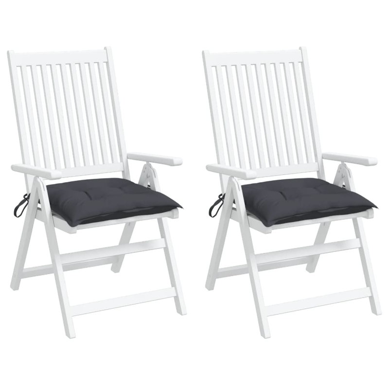 Water Resistant Outdoor 2.8 " Seat Cushion, 2, Anthracite, 15.7" x 15.7"