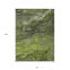 Tapis intérieur lavable abstrait vert olive et vert lime HomeRoots 5 pi x 8 pi