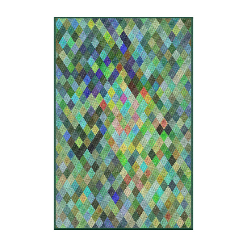 Bayviewpark Geometric Indoor Rug, Rectangle 7' x 9'