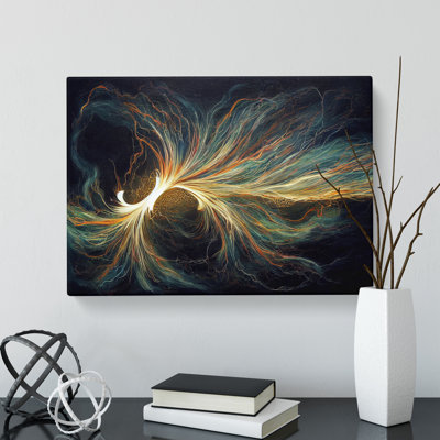 Electricity Art Painting Vol.1 - Wrapped Canvas Print
