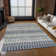 Washable Abstract Indoor / Outdoor Rug