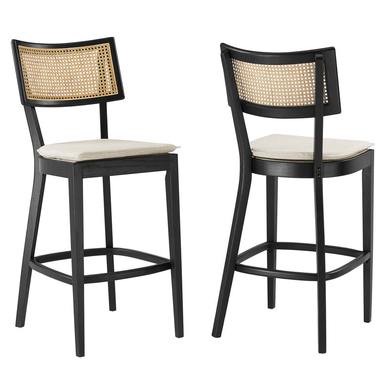 Modway Caledonia 30.7" Bar Stool, Beige