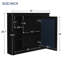 Armoire de rangement murale pour salle de bain 35'' x 28'' avec miroir, design moderne, étagères spacieuses et construction robuste en MDF