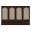 Grand lit escamotable en bois de pin grand format - conception d'armoire, centrale électrique et panneau de décoration en rotin-1609700402